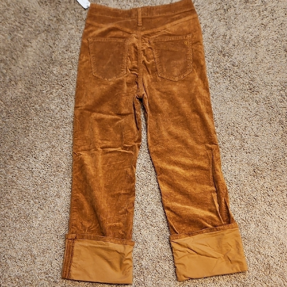 Pilcro The Scotty Cuffed High-Rise Straight Leg Jeans Corduroy Edition - Picture 11 of 13